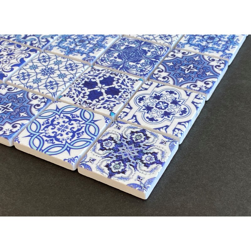 Inkjet 2" x 2" Marble Mosaic Tile