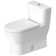 Duravit Darling New One-Piece Toilet With Seat Toilet Single Flush White (Seat Included)