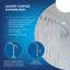 200cm Curved Shower Curtain Rod