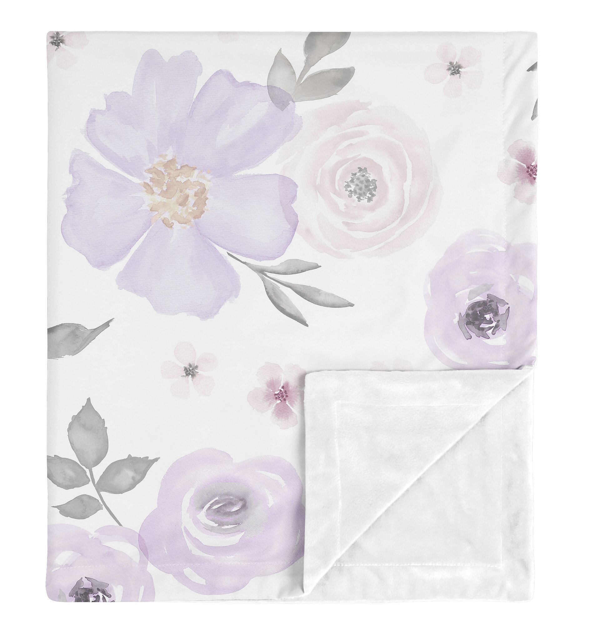 Sweet Jojo Designs Watercolor Blanket & Reviews | Wayfair