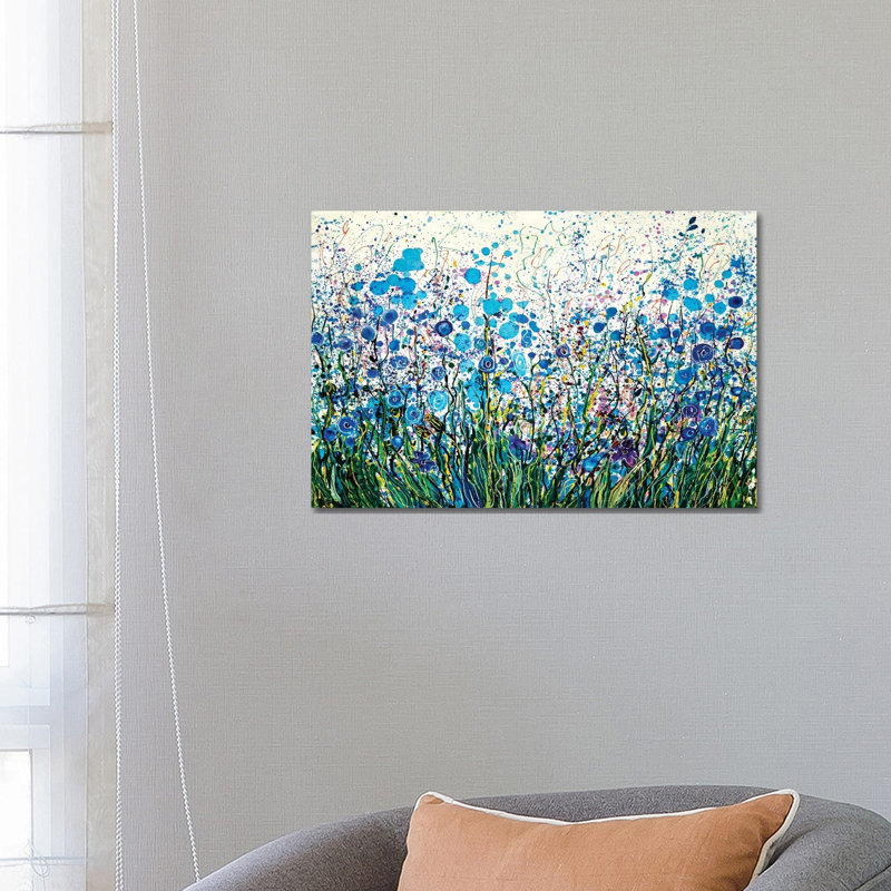 Mid Summer Meadow Flowers 1 Piece Wrapped Canvas Painting, 66.04 cm H x 45.72 cm W x 1.91 cm D