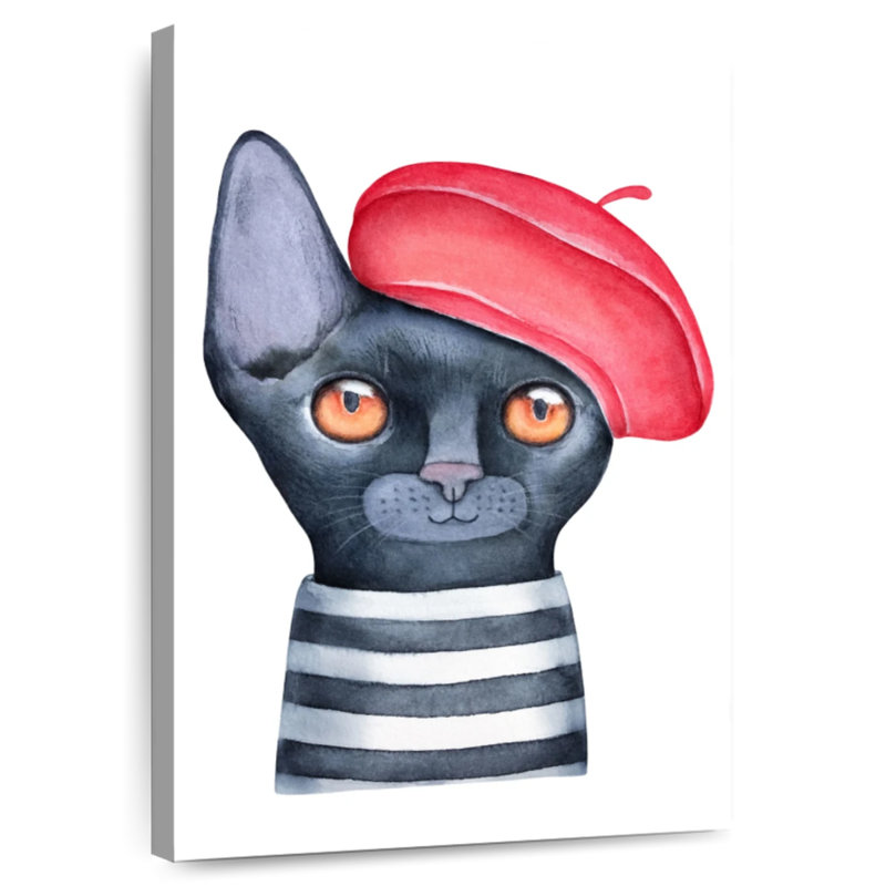 Brampt Fancy Cat, 48" H x 32" W