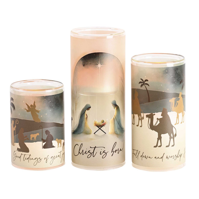 Candleholder Set Nativity
