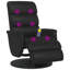 71 cm Wide Faux Leather Swivel Recliner