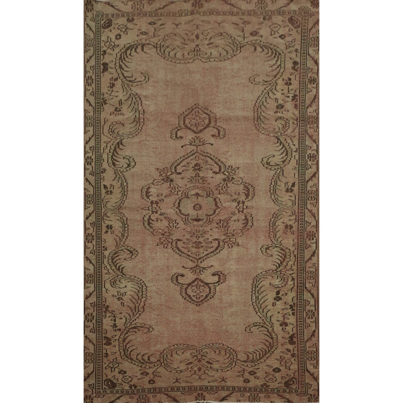 Tapis turc antique Oushak 5 x 9
