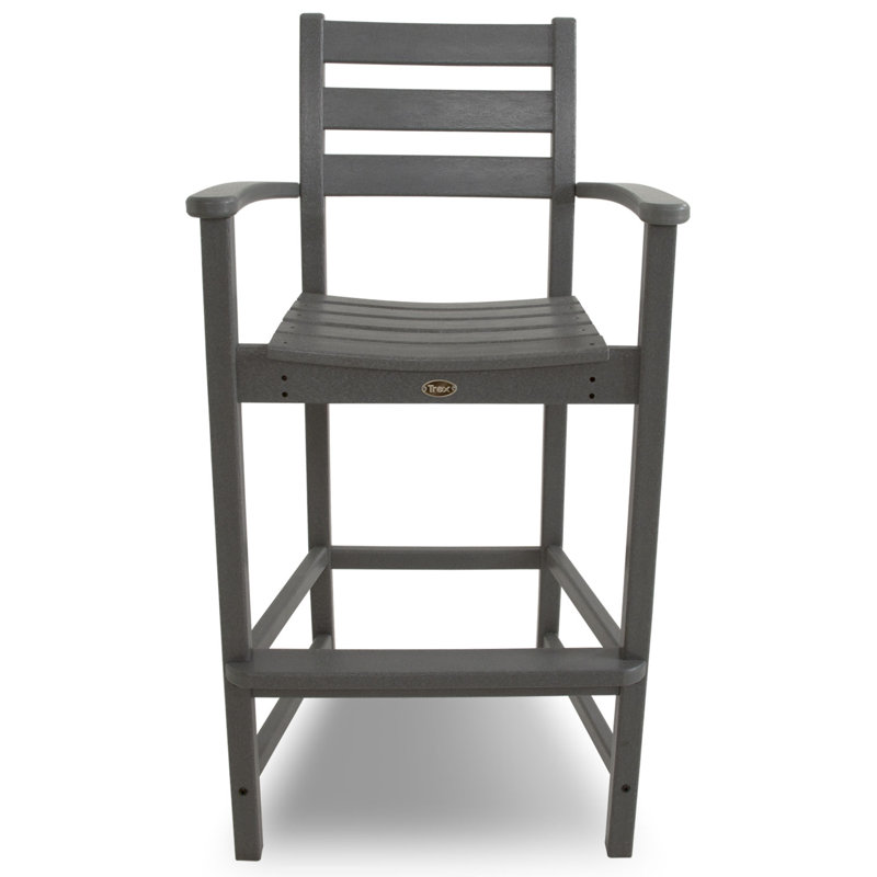 POLYWOOD Monterey Bay Bar Arm Chair, Stepping Stone
