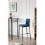Hollydale Upholstered Counter Stool with Metal Frame-2041926556