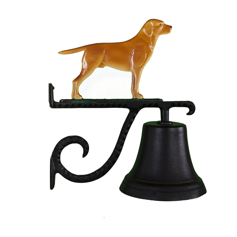 Cast Weather Resistant Metal Animals Bell, Orange