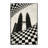 Soft Plush Garrett Kuala Lumpur Petronas Towers Modern Checkered Area Rug in Beige – Black Binding-1930777593