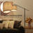Daniellerose 70'' Black LED Arched Floor Lamp