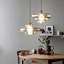 Luminaire suspendu en verre ambre Schoolhouse, 11,8 po-1971774107-1971774106