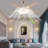 3-Color ModernLED Ceiling Fan Light With Remote