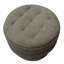 Repose-pieds rond avec rangement Modern-2061446538