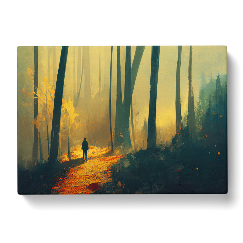 Beguiling Autumn Forest - Wrapped Canvas, 35cm H x 50cm W x 3cm D