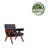 Jackielyn Fabric Accent Chair with Rubberwood Legs-785934709