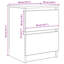  TV Cabinet 35x54 Cm Engineered Wood-185525285-185525277