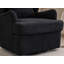 Fauteuil rembourré pivotant avec repose-pieds-1709283955