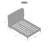 Coyte Upholstered Metal Wingback Bed-682461745-682461744