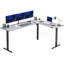 Bureau d'angle électrique VIVO, poste de travail en L-102434978-102434984