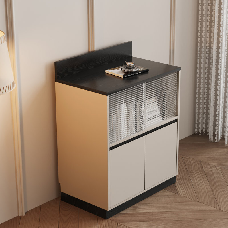 Independent Cabinet With Louvred Glass Chests