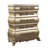 Victoria 5-Drawer Cabriole Chest, Gold Finish-110744222