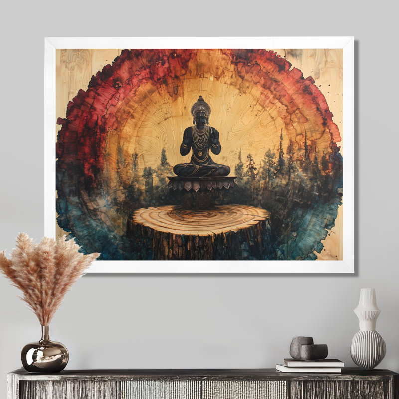 Haakenson - Spiritual Wall Art, H 12 po x l 20 po, Impression de cadre photo, Blanc