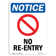 SignMission No Re-Entry Sign with Symbol | Wayfair