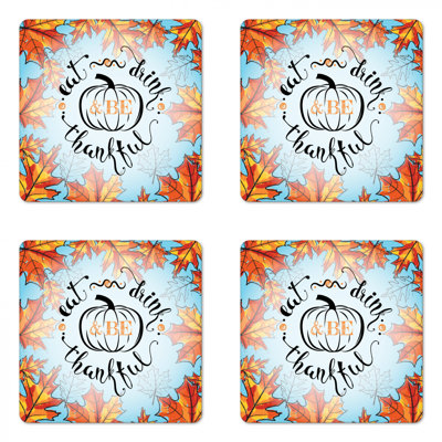 Square 4 Piece Coaster Set