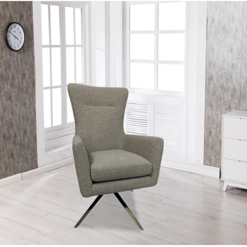 Chaise longue pivotante de 29,9 po Jadayah