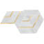 14" x 14" Natural Stone Mosaic Wall Tile
