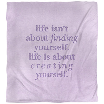 Housse de couette simple Creative Yourself Quote
