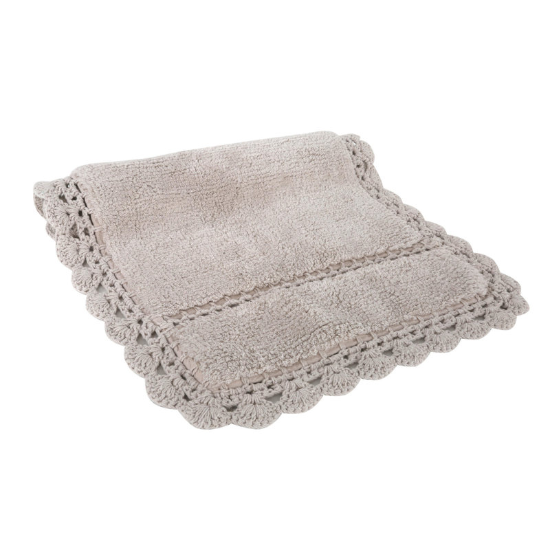 Tapis pour salle de bain Meaghan, Beige