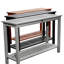 Console Eucalyptus, gris argenté