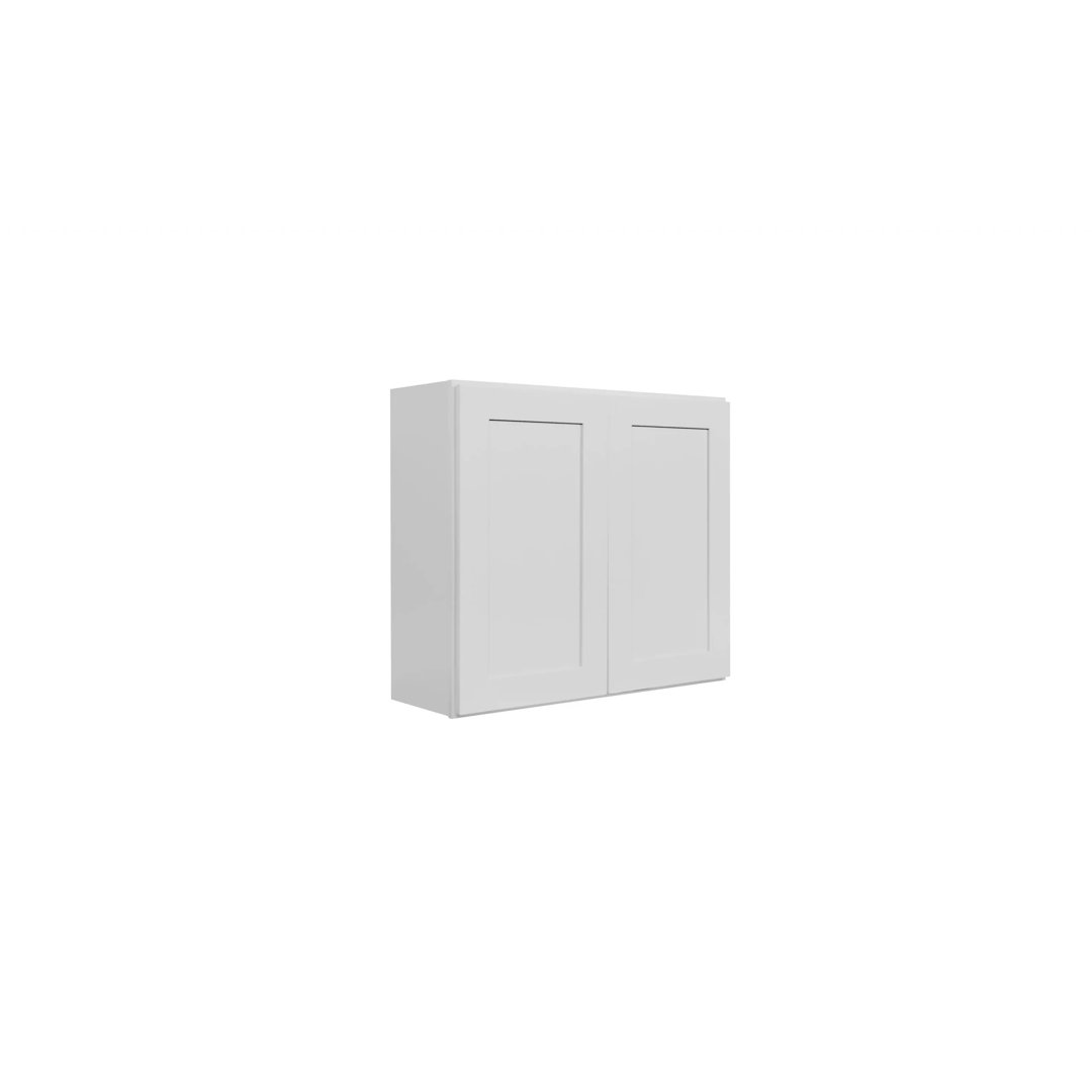 Elegant 36'' W Gray Standard Wall Cabinet Ready-to-Assemble NelsonCabinetry 
