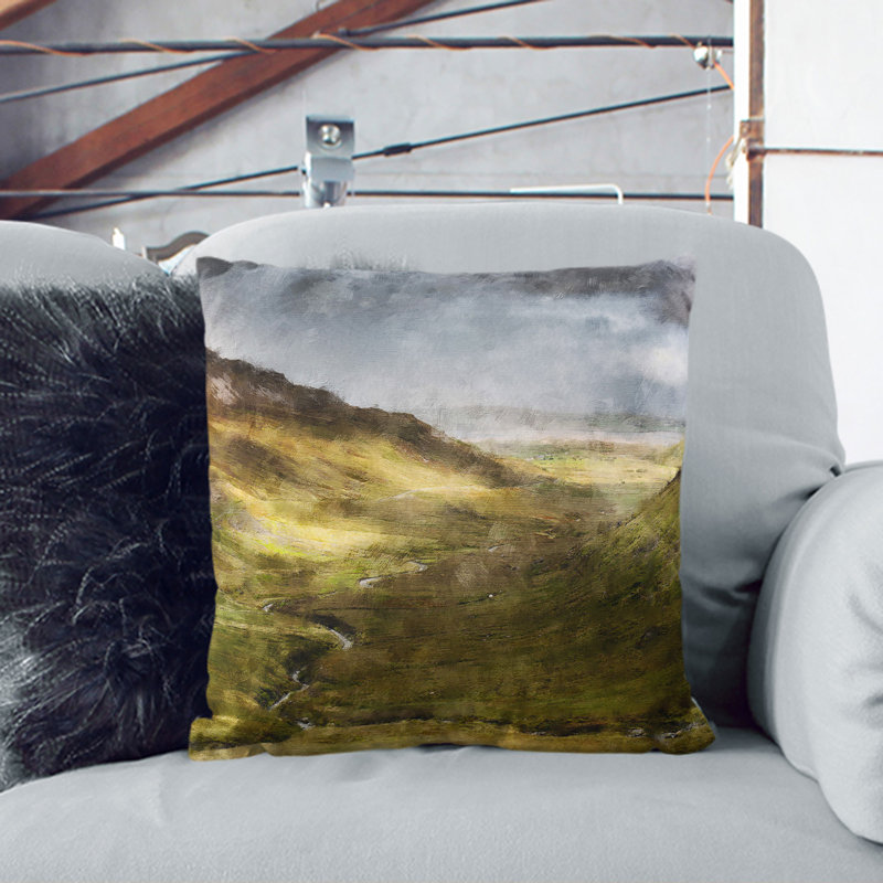 Square Cushion, 40cm H x 40cm W x 15cm D, White
