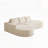 Boneless Elegant Rounded Sofa with High-Resilience Chenille Fabric and Extra-Wide Seating for Comfort and Style-493906877