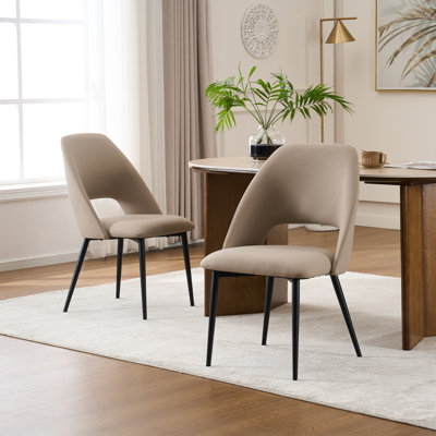 Chaises d'appoint rembourrées Mid-Century modernes l 22,1 po Sverker