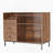 Record Player Stand With Storage For 500+ Albums, Mid-Century Modern Turntable Shelf & Drawers  Sturdy Wood & Metal Audio Console For Living Room-2114512141