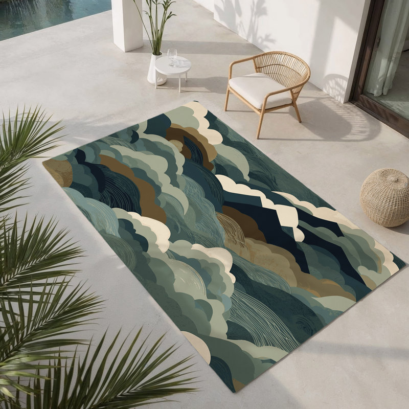 Tapis intérieur et extérieur Dusk Glow, Rectangle 1 pi 6 po x 2 pi 6 po