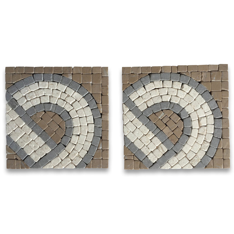 4" x 4" Marble Mosaic Wall & Floor Tile