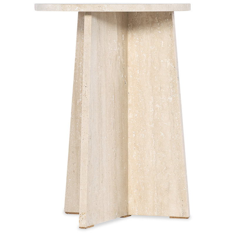 Melange Stone End Table, 22" H x 16" W x 16" D