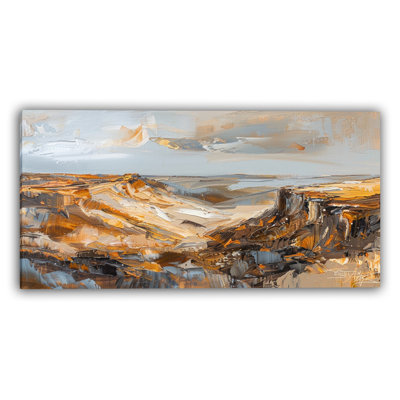 «River Channel Desert Canyon», art mural sur toile tendue