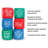 Reading Comprehension Cubes Letters
