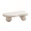 Table basse de 40 pouces en forme de nuage avec 3 pieds sphériques pour un salon moderne et sécuritaire
