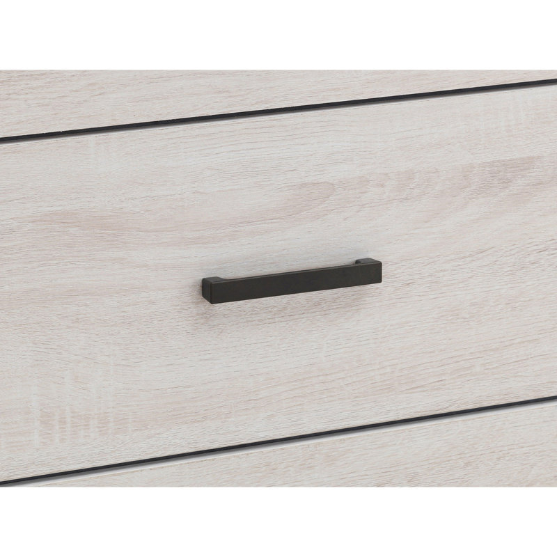 Lit design moderne et minimaliste, Blanc, Très grand lit