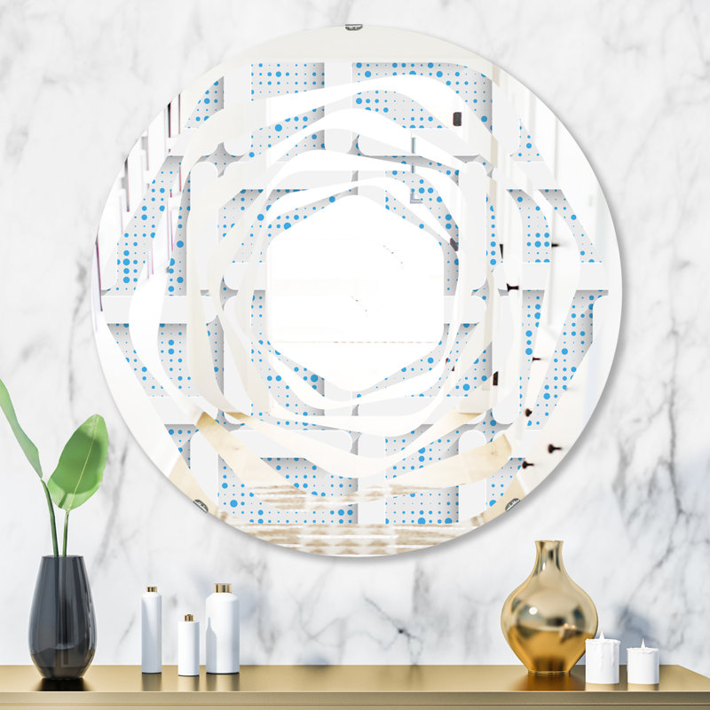 Miroir mural 3D, 31,5 po x 31,5 po