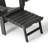 Outdoor Folding Adjustable Adirondack Chair With Cup Holder & Hideaway Ottoman-1367298865
