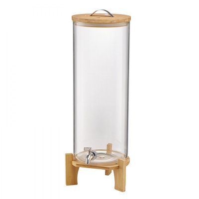 Drink Dispenser Beverage Dispenser for Parties Glass with Stand