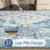 Tapis à motif floral lavable Fillender