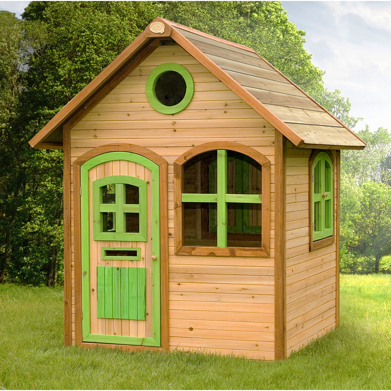 AXI 118cm W x 120cm D Outdoor Hemlock Wood Playhouse